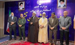 آیین تکریم و معارفه فرماندار شهرستان قشم برگزار شد
