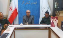 دیدار فرمانده سپاه ناحیه قشم با فرماندار؛ تأکید بر رهنمودهای رهبری و تقدیر از زحمات سپاه