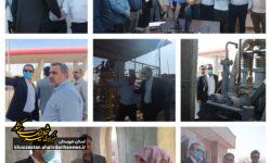 بازدید سرپرست سازمان اتوبوسرانی اهواز از جایگاه های CNG